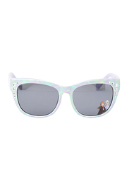 Disney Frozen II Full Rim Wayfarer Sunglasses for Girls, Black Lens, 3 Years+, Blue