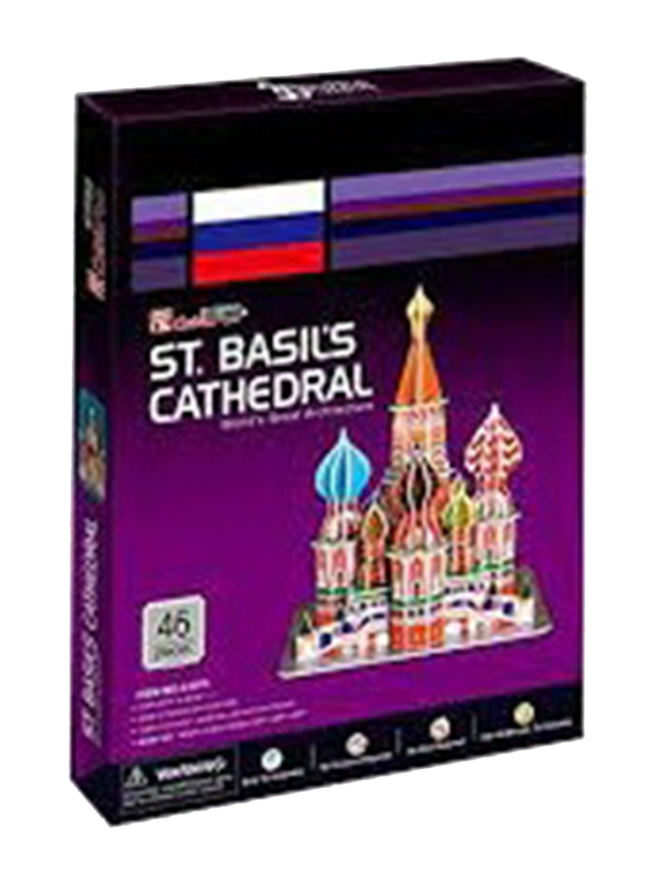 

Cubic Fun St Basil Cathedral Medium 3D Puzzle, Arts & Crafts, 46 Pieces, Ages 5+