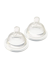 Playtex NaturaLatch Slow Flow Nipple, 2 Pieces, Clear