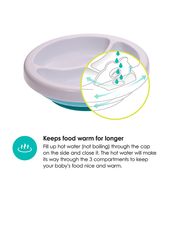 BBLuv Plato Baby Warming Plate, Aqua