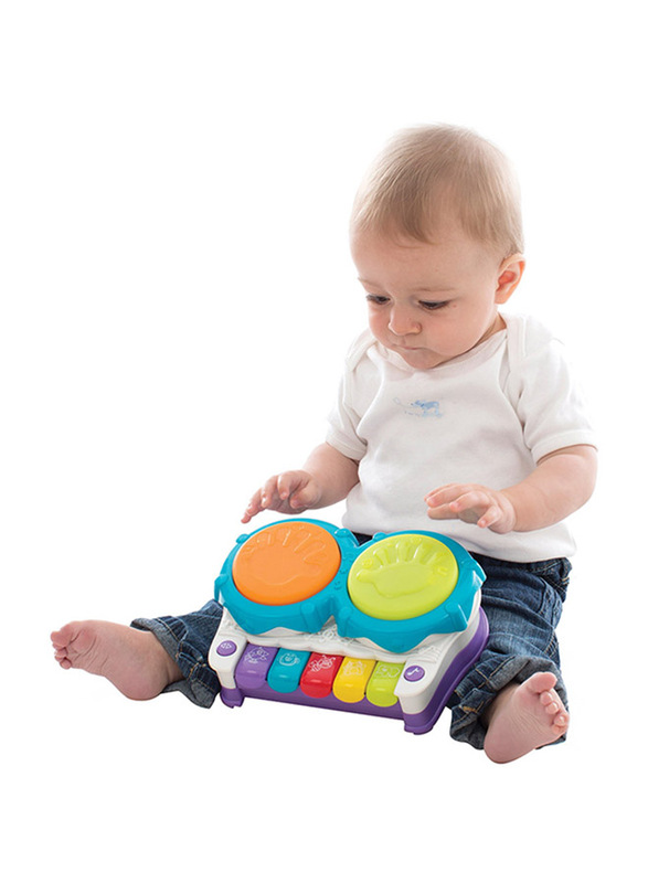 Playgro 2 in 1 Light Up Music Maker, Ages 1+, Multicolour