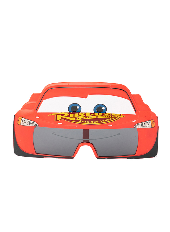 

Disney Cars 3D Shaped Full Rim Sunglasses for Boys, Yellow Lens, 3 Years+, Red