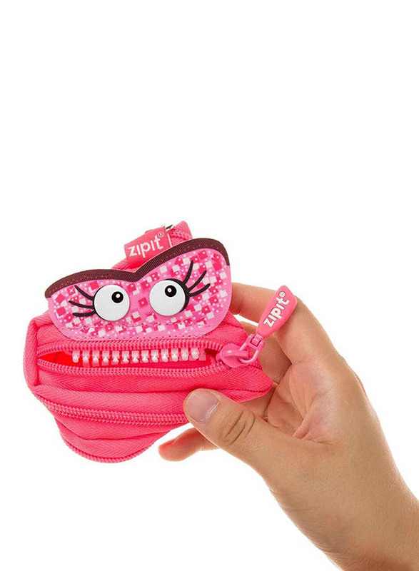 Zipit Monstar Mini Pouch Clip Strip Dazz, Pink
