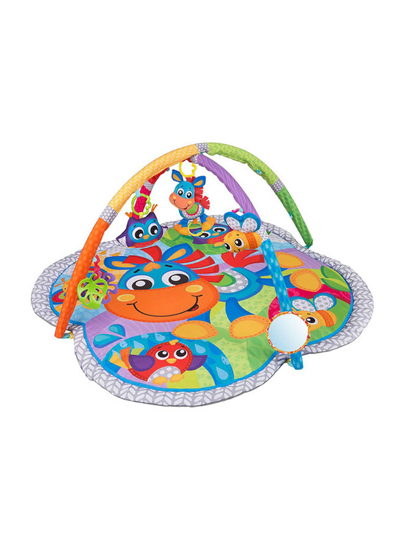Playgro Clip Clop Activity Gym with Music, Multicolour