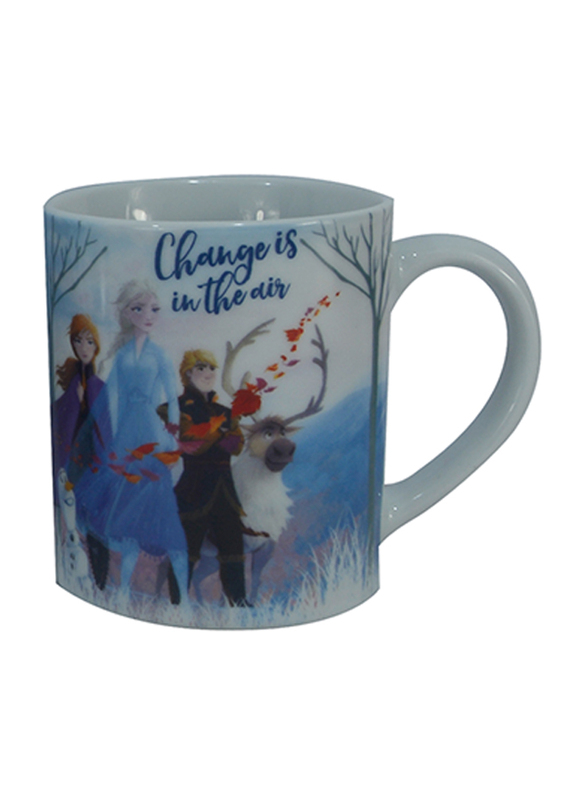 Disney Frozen II Movie Ceramic Dinnerware Breakfast Set for Girls, 3 Pieces, Multicolor