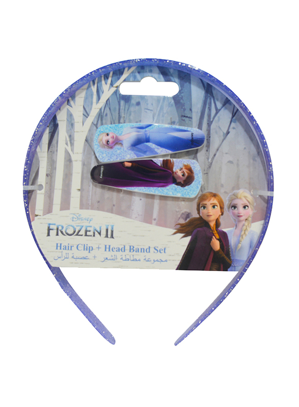 

Disney Frozen II Hair Clips and Headbands Set for Girls, 3-Pieces, Lavender