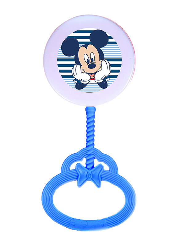 Disney Rattle Toy for Baby Boys, Mickey Mouse, Blue