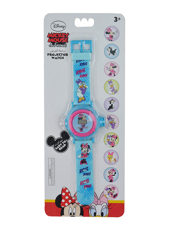 Disney Minnie & Daisy Projector Watch for Girls, 3+ Years, One Size, Multicolor