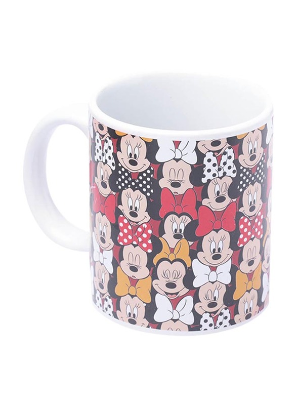 Disney Minnie Mouse Can Shape Ceramic Mug for Girls, 300ml, Multicolor