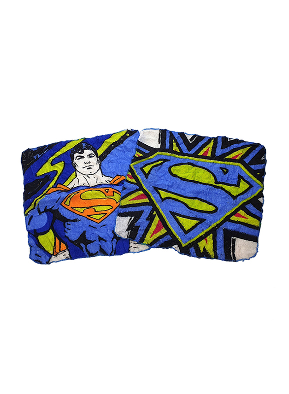 

Warner Bros DC Superman Magic Towel, 2 Pieces, Blue