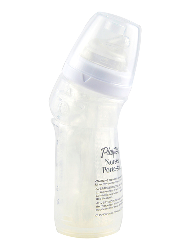 Playtex Anti-Colic Nurser with Drop-Ins Liners, 236ml, Clear