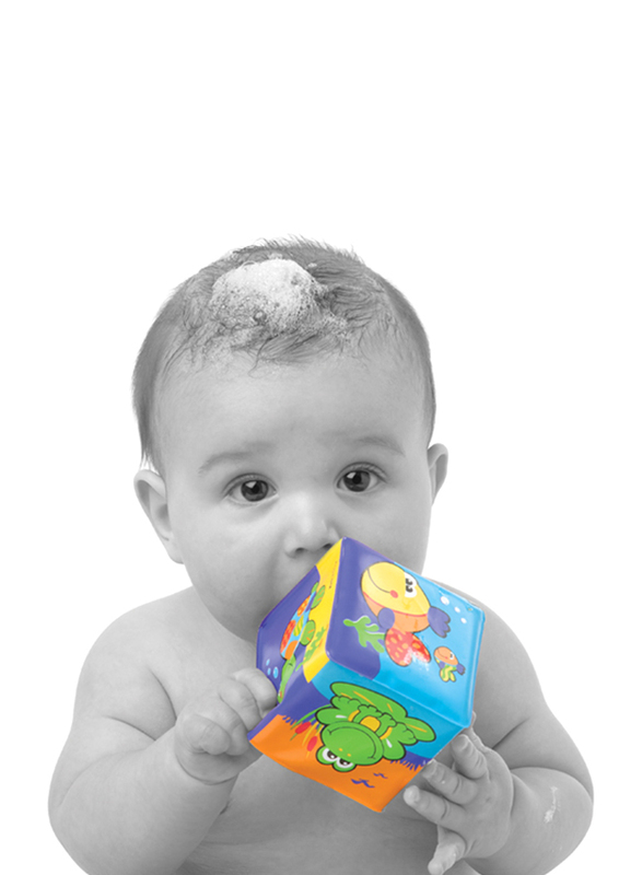 Playgro 6-Piece My First Soft Blocks, Multicolour