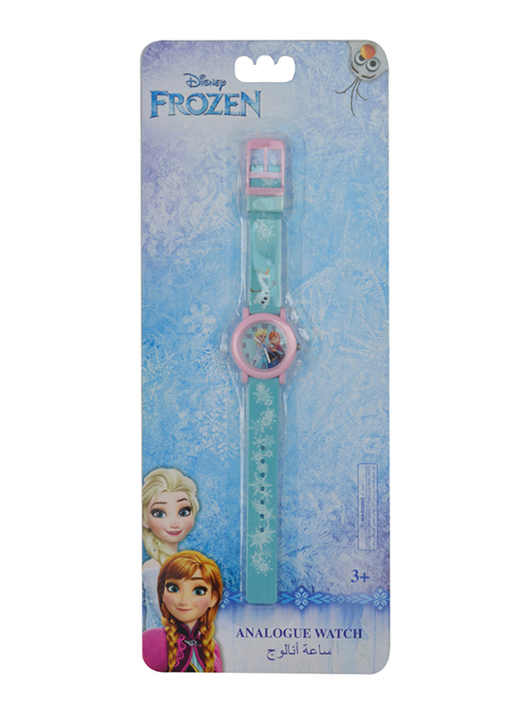 Disney Frozen Analog Watch for Girls, 3+ Years, One Size, Blue