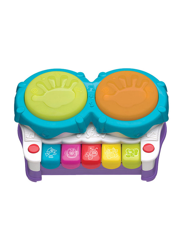 Playgro 2 in 1 Light Up Music Maker, Ages 1+, Multicolour