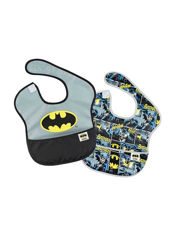 

Bumkins Super Bib 2 Pack Batman, Multicolour