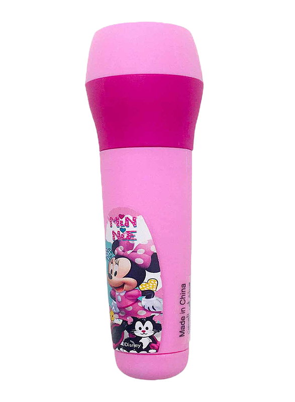 

Disney Minnie Mouse Kids Battery Powered LED Flashlight Torch Night Light, Pink