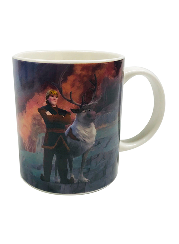 Disney Frozen II Movie Can Shape Ceramic Mug for Girls, 300ml, Multicolor