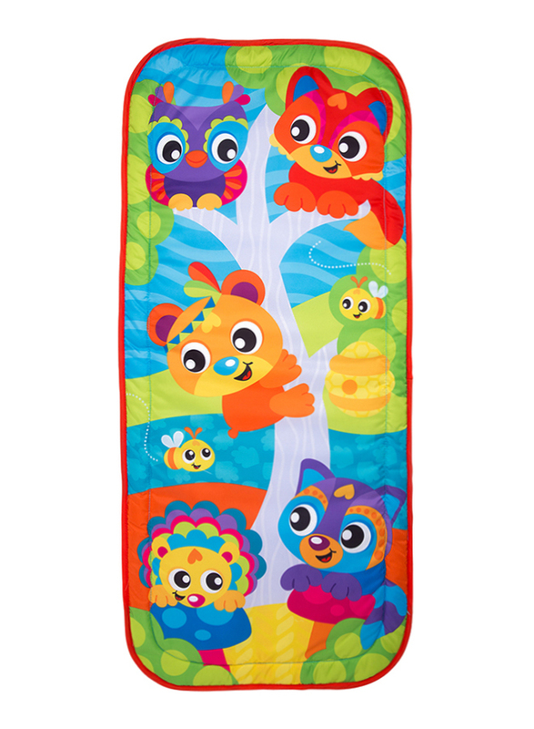 Playgro Honey Bee Bear Activity Tunnel Gym, Blue/Green/Yellow/Red/Purple