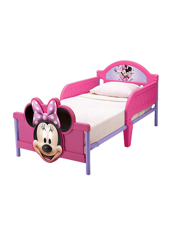 

Delta Children Minnie Mouse Plastic 3D Toddler Bed, Pink