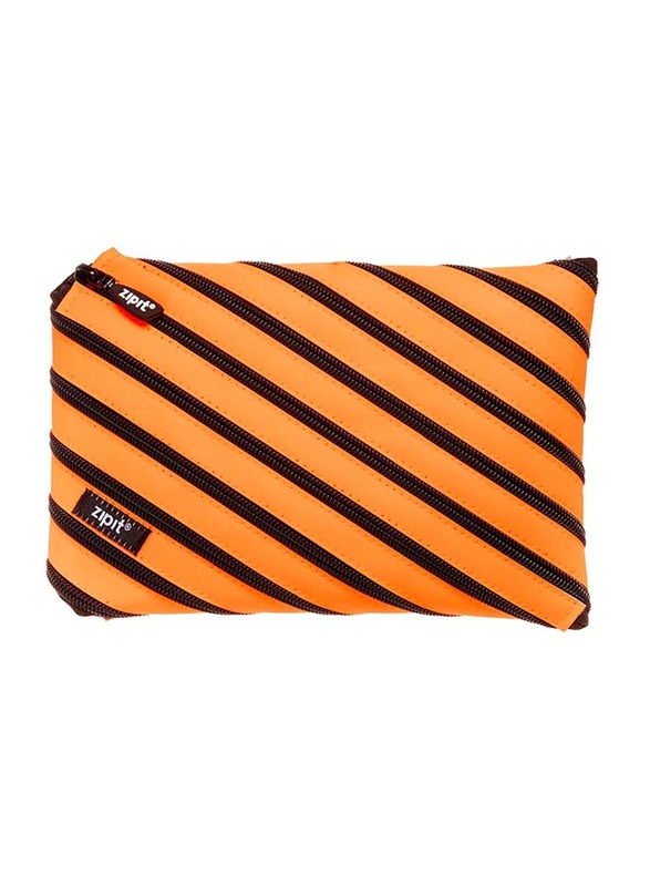 

Zipit Neon 3 Ring Pouch, Orange