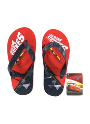 Disney Cars Flip Flops for Boys, 30 EU, Black/Red