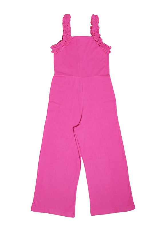 

Aiko FL6 Cotton My First Love Girls One Piece Jumpsuit, 6-7 Years, Pink