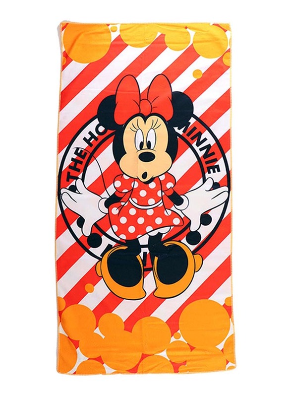 

Disney Minnie Microfibre Kids Beach Bath Towel, 55 x 110cm, Multicolour