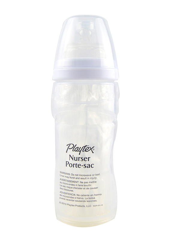 Playtex Anti-Colic Nurser with Drop-Ins Liners, 236ml, Clear