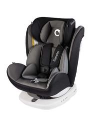 Lionelo Bastiaan 360 Baby Car Seat, Grey/White Base