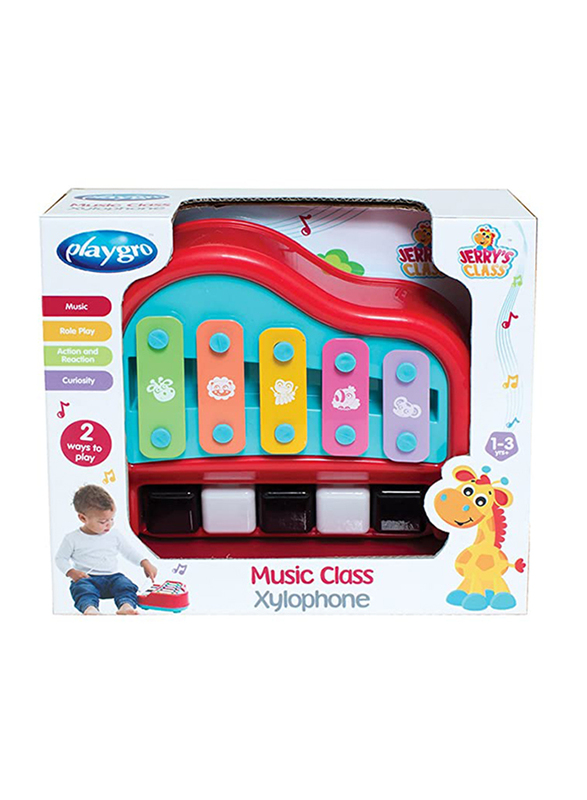 Playgro Music Class Xylophone, 3 Pieces, Ages 1+, Multicolour
