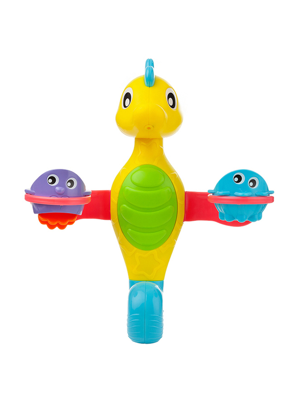 Playgro Flowing Bath Tap and Cups for Kids, Blue/Yellow/Green/Purple