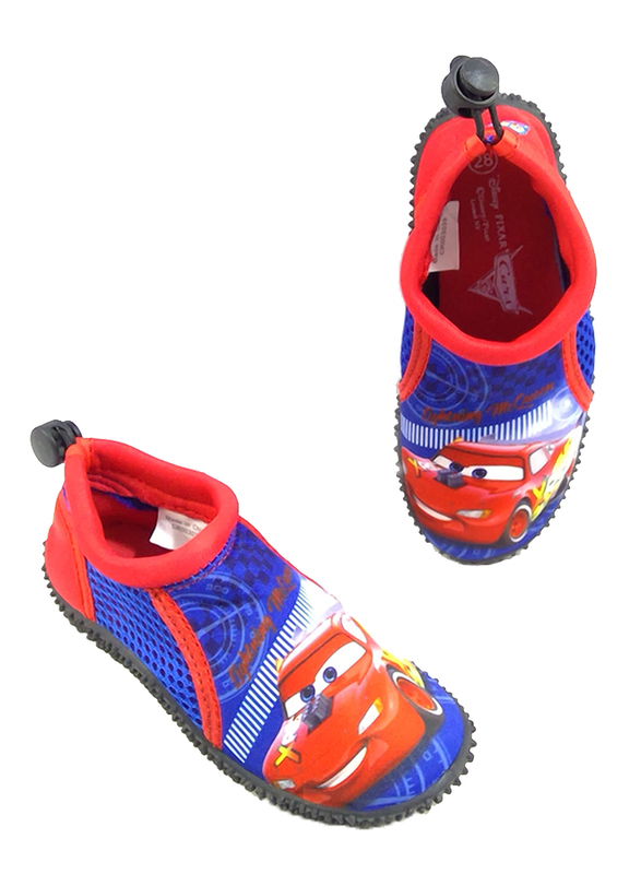Disney Cars Lightning McQueen Slip-On Sneakers for Boys, 33 EU, Cobalt Blue