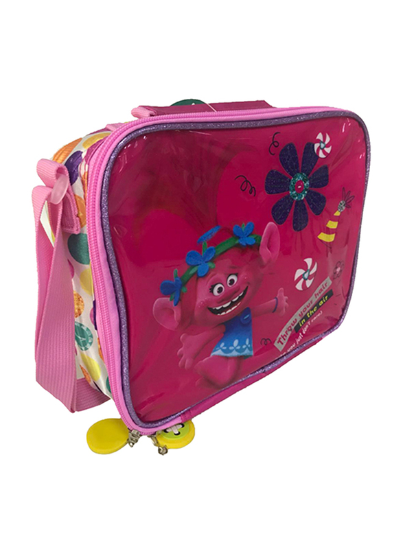 

Universal Trolls Hair Up 7.3-Inch Lunch Bag for Girls, Pink