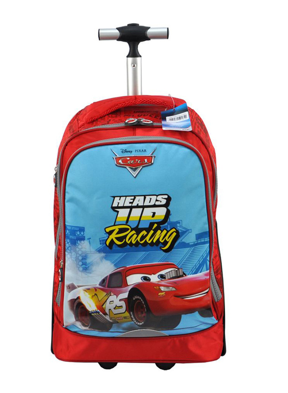 

Disney Cars Heads Up Racing Premium Trolley Bag 18", Red