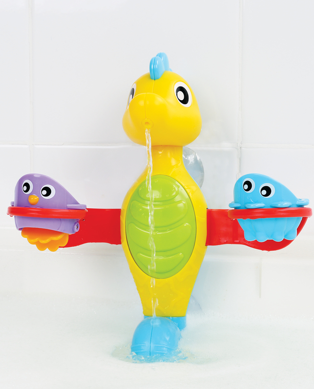 Playgro Flowing Bath Tap and Cups for Kids, Blue/Yellow/Green/Purple