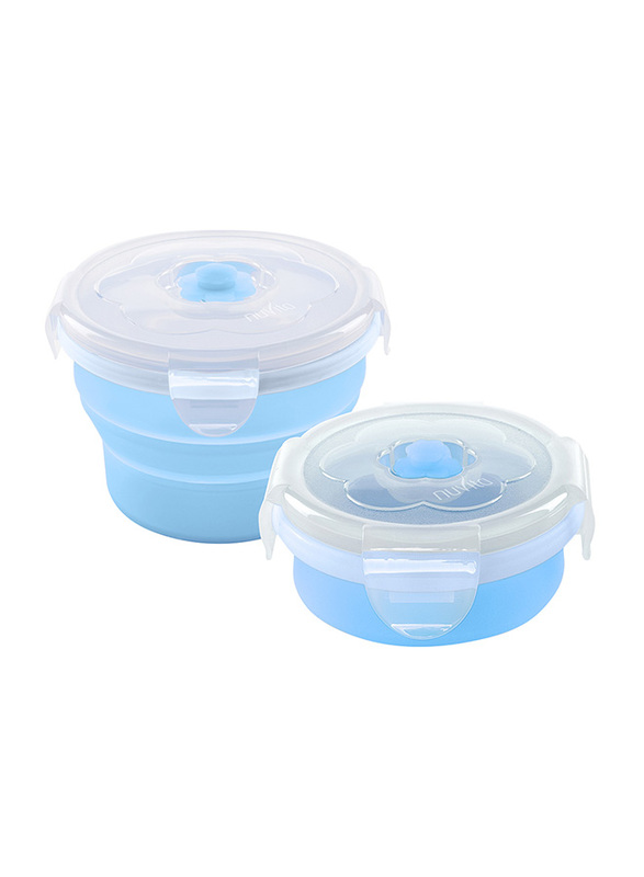 

Nuvita Silicone Collapsible Food Container 230ml, Blue