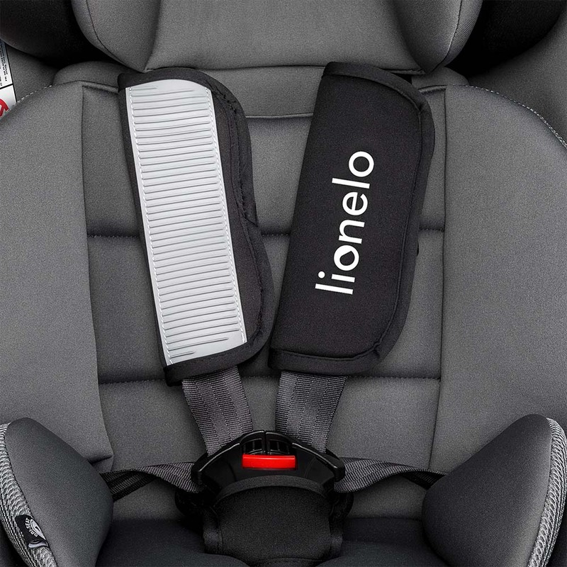 Lionelo Bastiaan 360 Baby Car Seat, Grey/Black Base