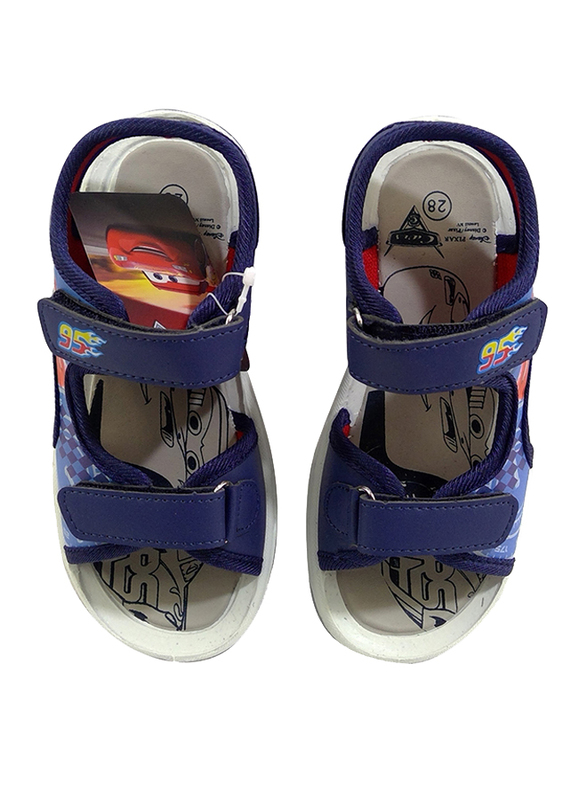 Disney Cars Lightning McQueen Sandals for Boys, 28 EU, Dark Blue