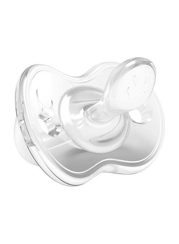 

Nuvita Orthosoft Silicone Pacifier, Transparent