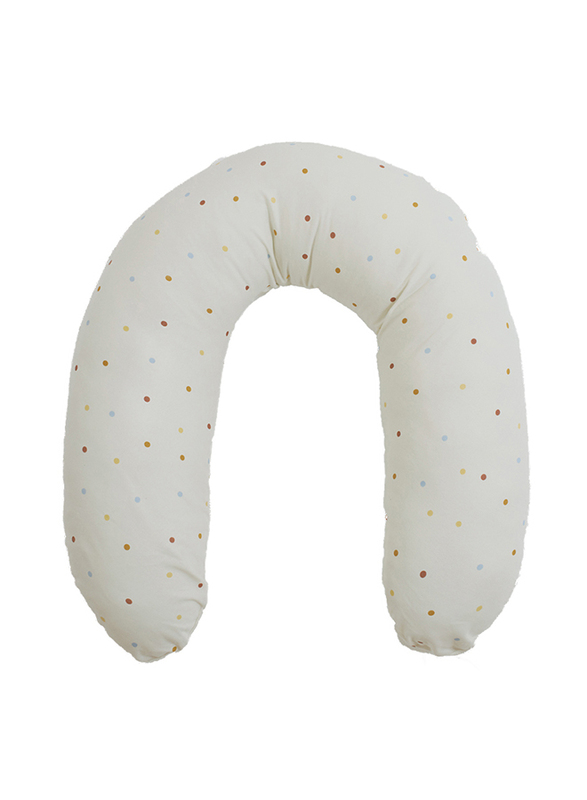

Gloop Coloured Confetti Breastfeeding Pillow, White