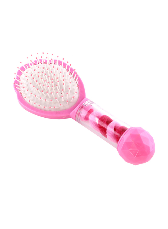

Nickelodeon Dora The Explorer Hair Brush with Elastic Hair Band for Baby Girl, Pink