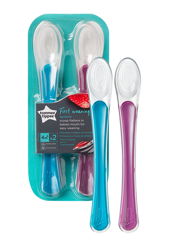 

Tommee Tippee Explora First Weaning Spoons Unisex, Blue/Pink