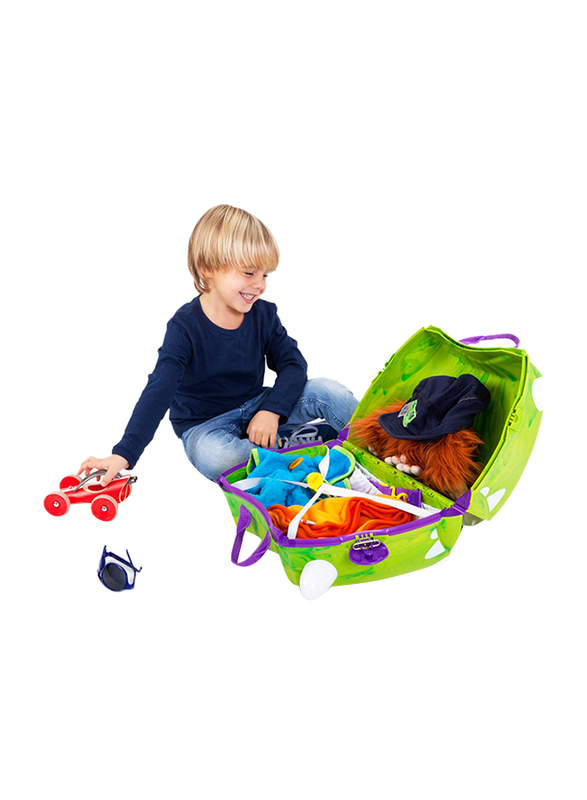 Trunki Rex Dinosaur Suitcase, Green