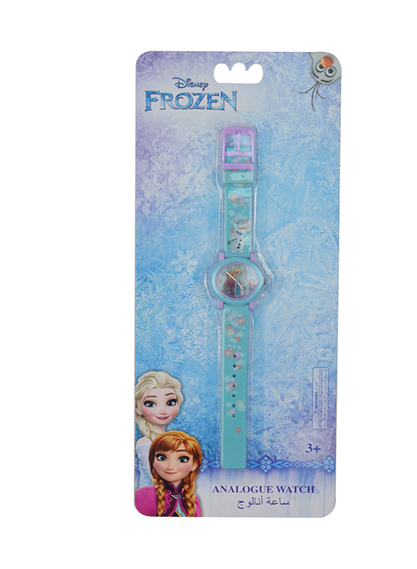 

Disney Frozen Analog Watch for Girls, 3+ Years, One Size, Purple/Blue