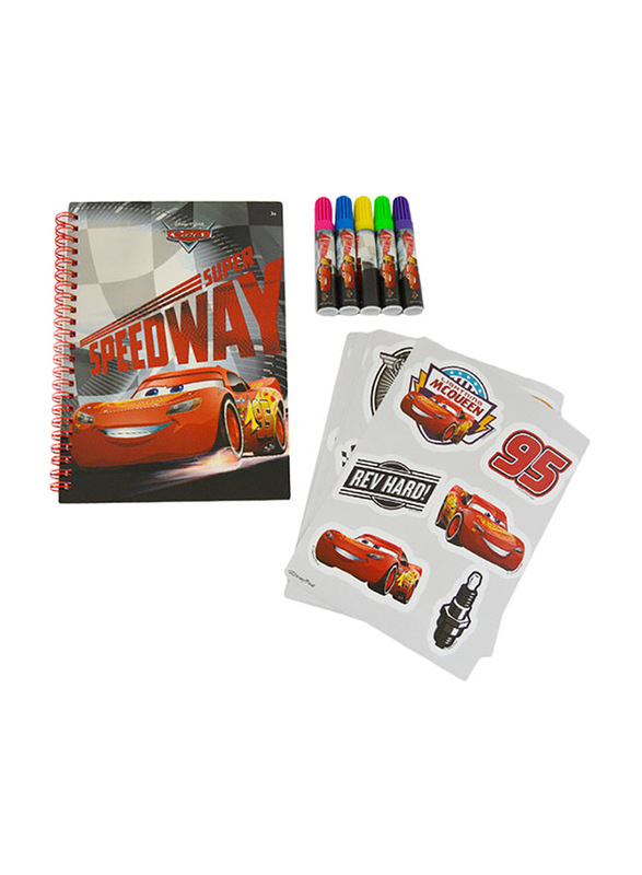 

Disney 12-Piece Cars Stationery Set, Red