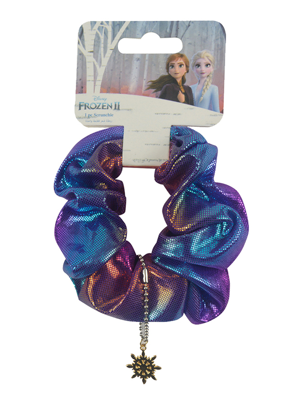 Disney Frozen II Scrunchie for Girls, 1-Piece, Blue