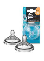 Tommee Tippee Advanced Anti-Colic Fast Flow Teat Unisex, Clear