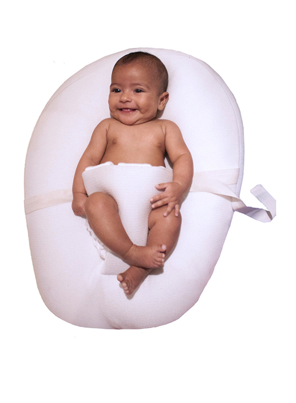 Babyworks Before & After Pregnancy Pillow, White