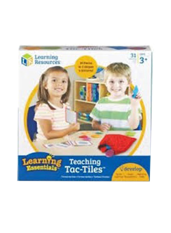 

Learning Resources Teaching Tac-Tiles, Arts & Crafts, 20 Pieces, Ages 3+