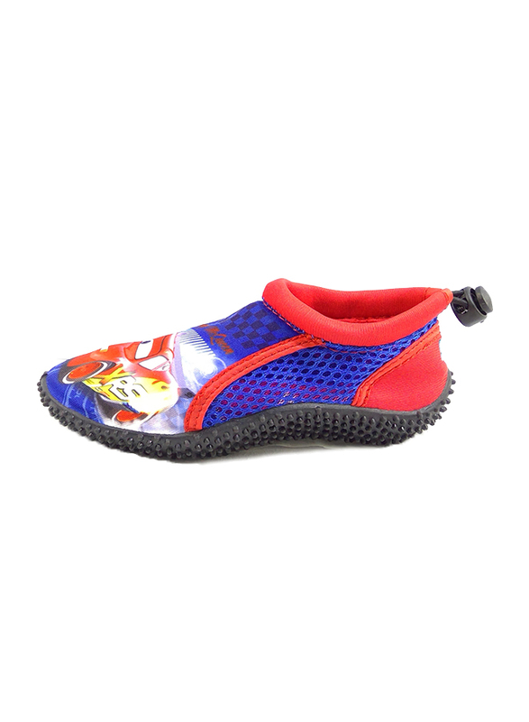 Disney Cars Lightning McQueen Slip-On Sneakers for Boys, 28 EU, Cobalt Blue